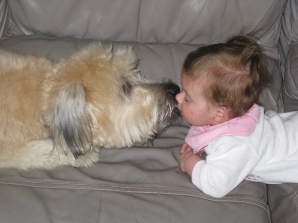 Ally and Sasha the baby