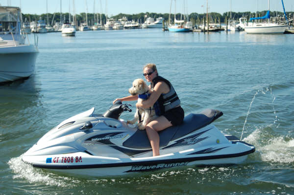 Jake on jet ski