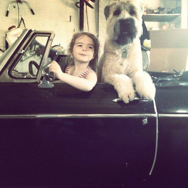 Mugsy and Grandaughter 2013