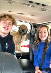 Murphey with his kids