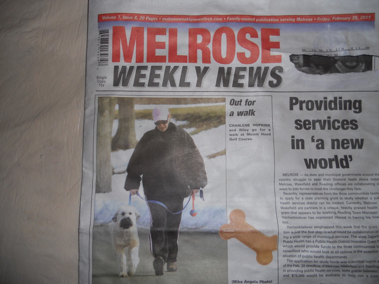 Riley made news paper