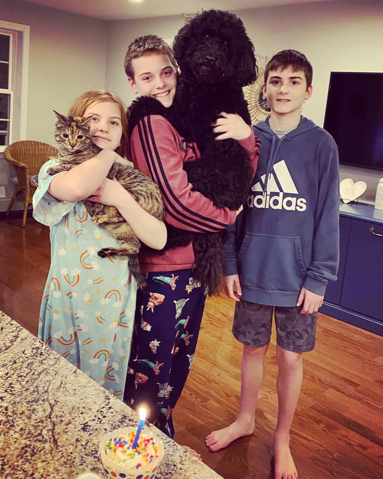 whoodle Peppa McGhee and kids